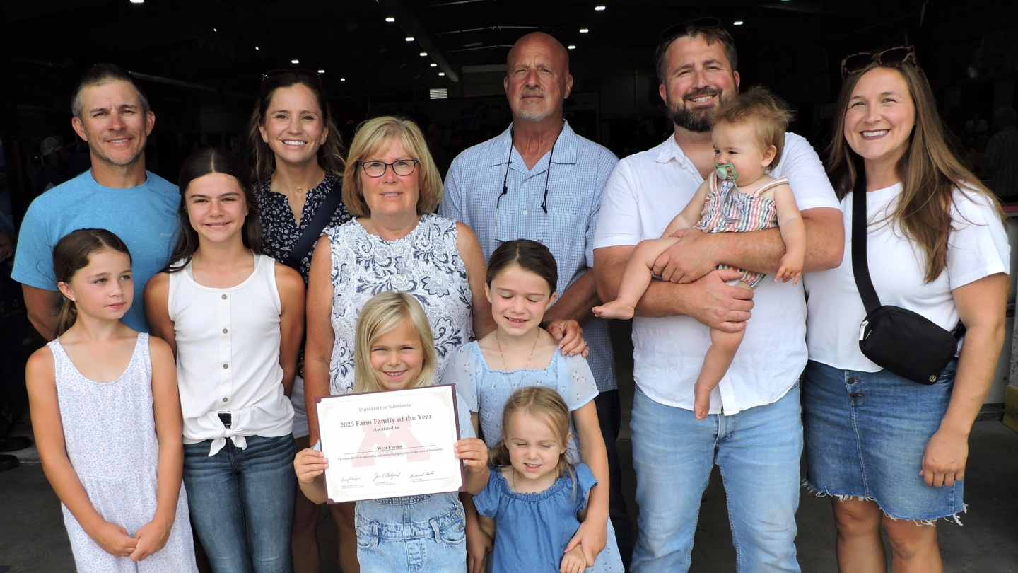 2025 Farm Family of the Year- West Farms : Hayfield, MN
